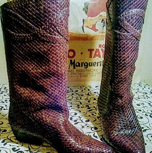 Sesto Meucci sz 6M leather weave boots - Picture 7 of 8